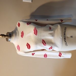 Kate Spade all over lip sweater